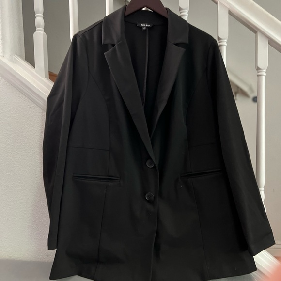 torrid Jackets & Blazers - Torrid Career Workwear Button Down‎ Blazer Jacket Size 1